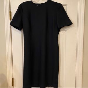 🦋 Talbots Black Short Sleeve Sheath Dress